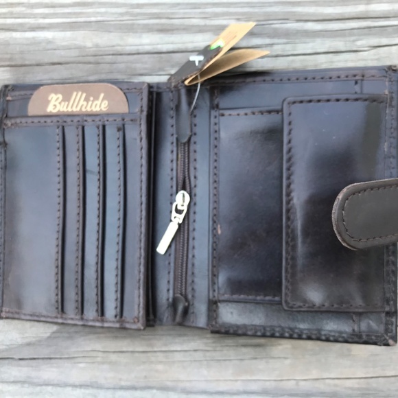 Men Wallet Brown Supreme Genuine Leather Bi Fold - Picture 6 of 8